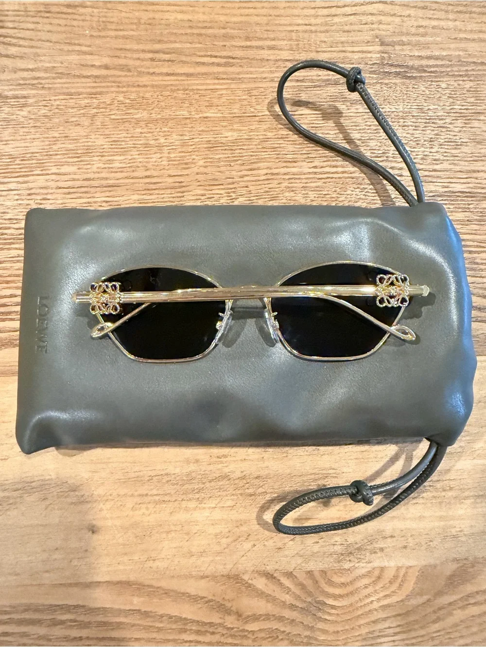 Loewe Anagram Hexagonal Sunglasses
